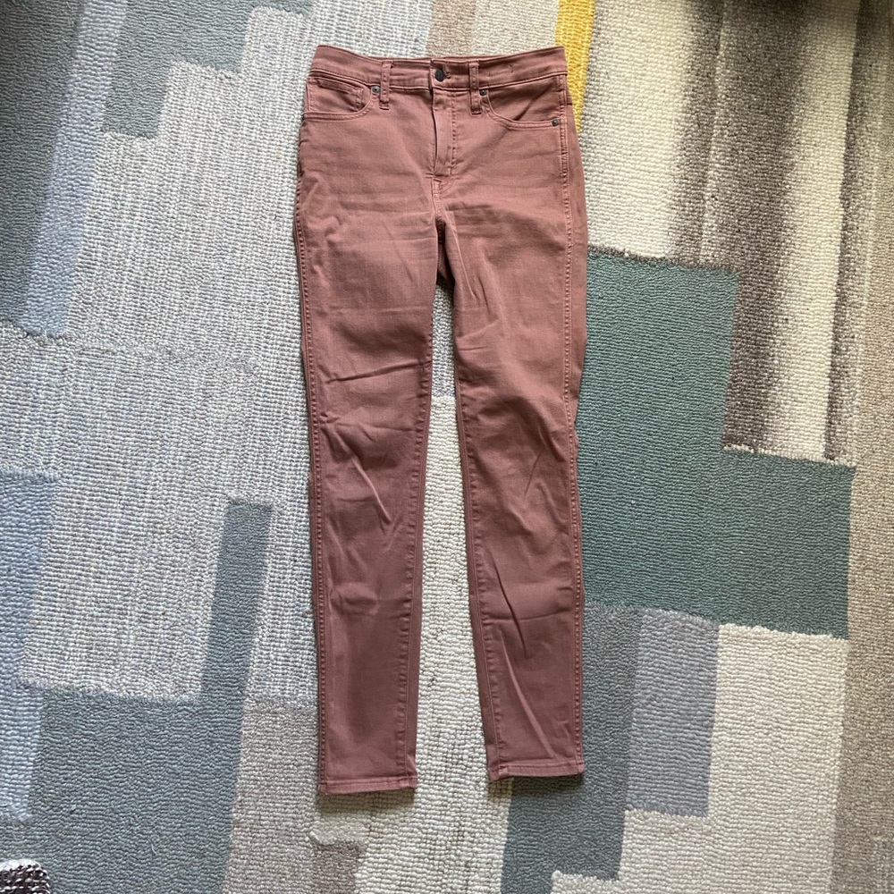 Madewell 10” high rise skinny jeans